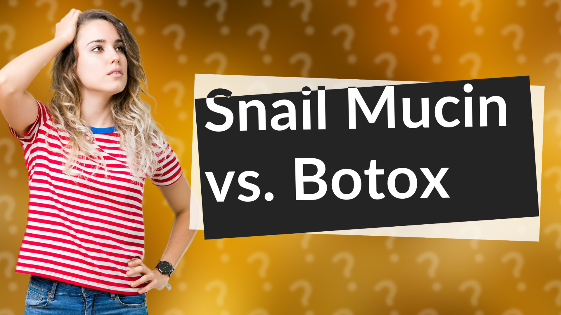 Snail Mucin vs. Botox