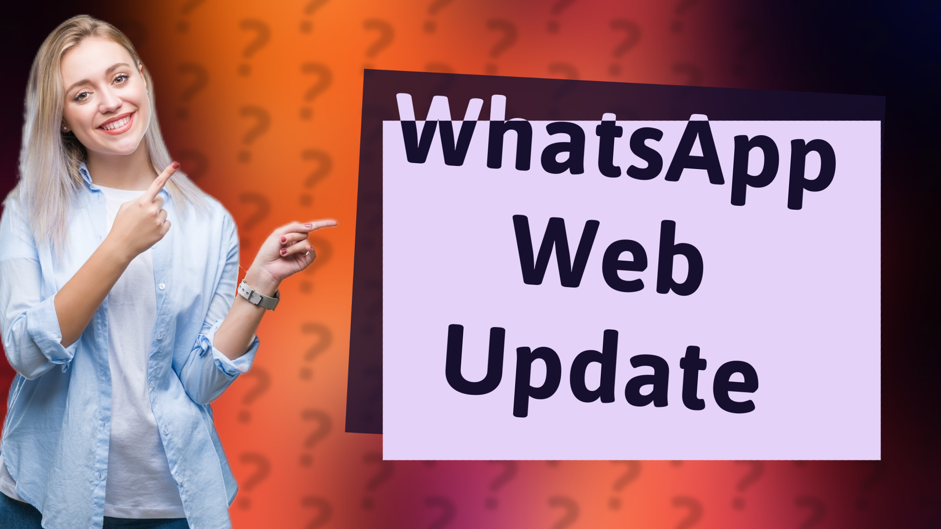 WhatsApp Web Update