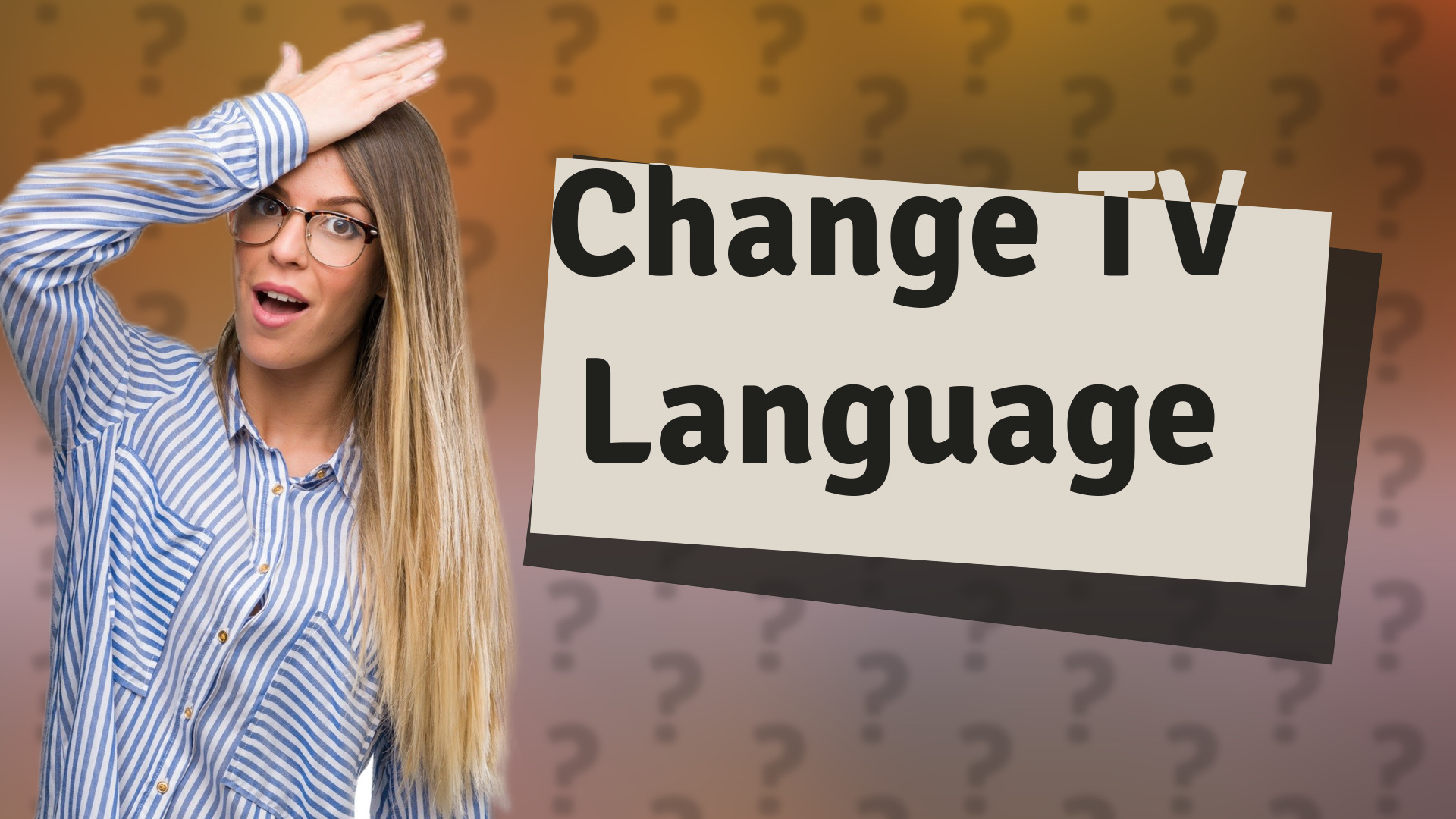 Change TV Language