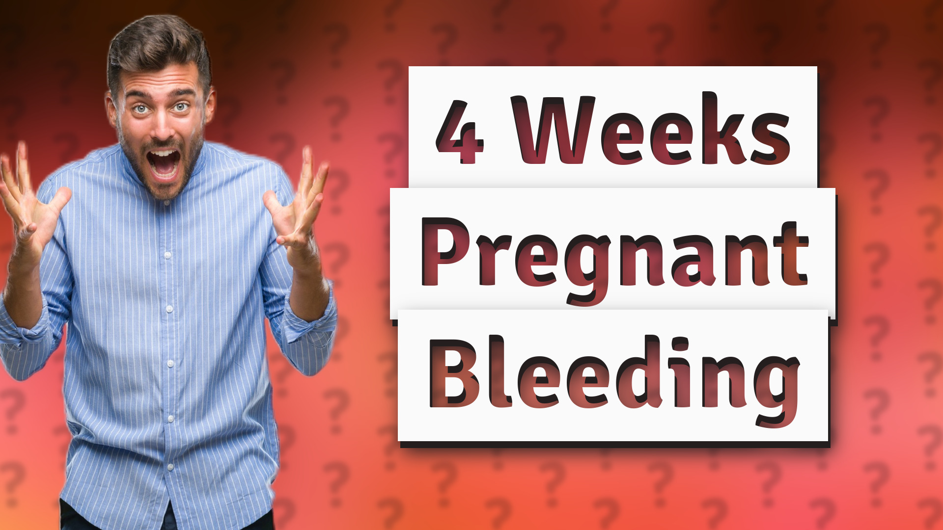 4 Weeks Pregnant Bleeding