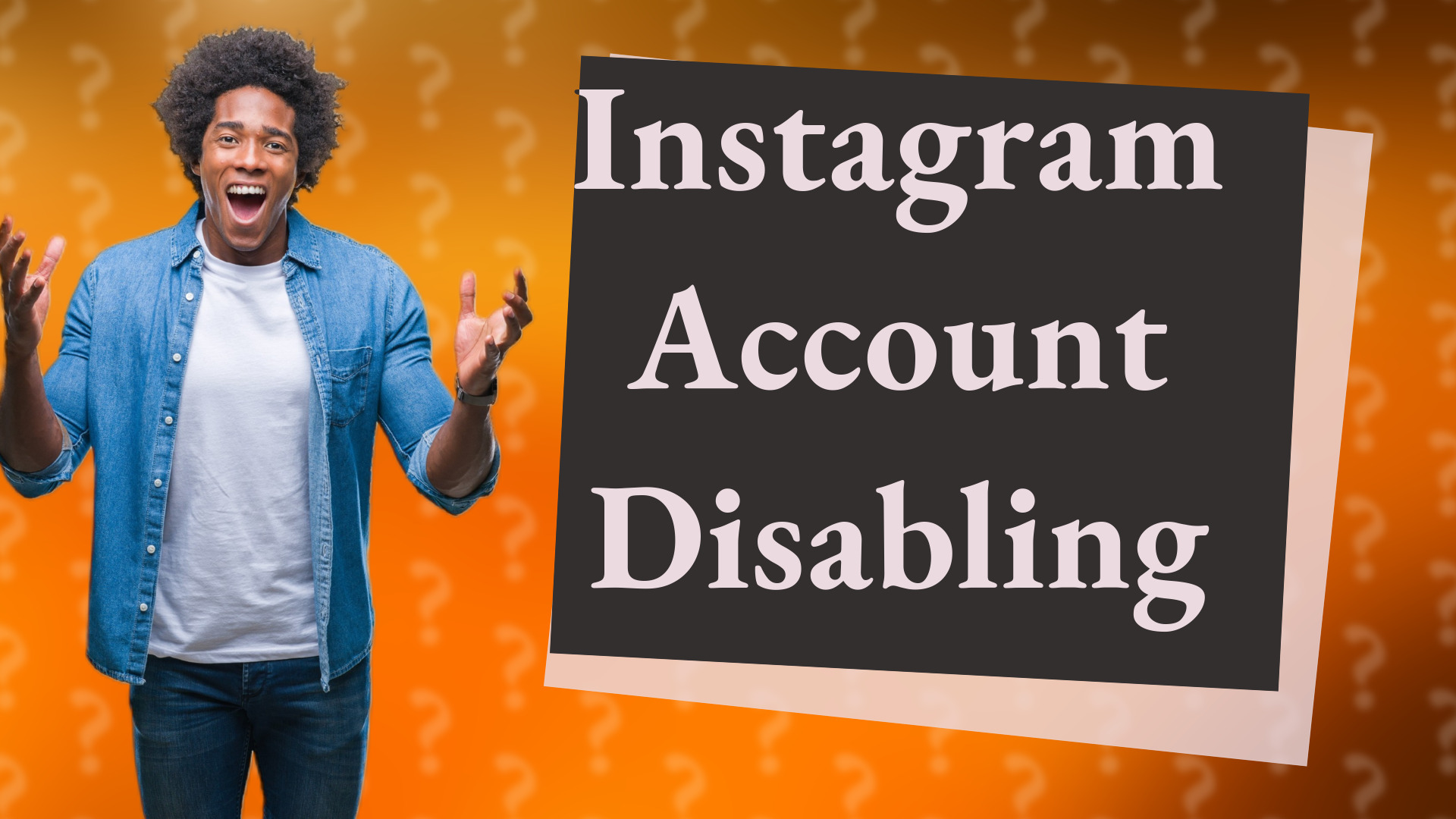Instagram Account Disabling