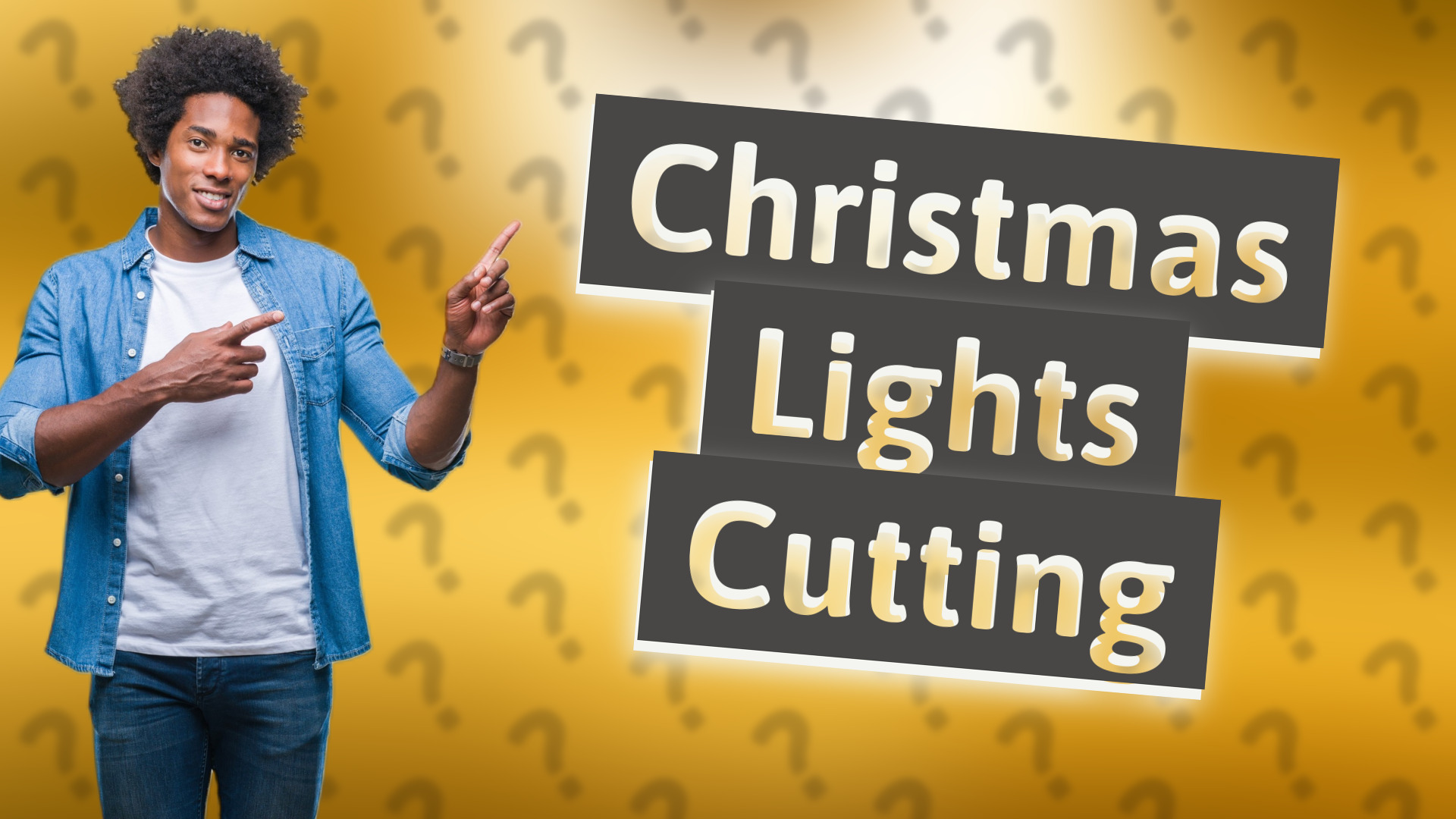 Christmas Lights Cutting