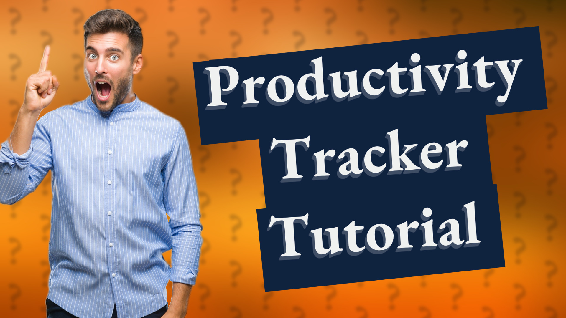 Productivity Tracker Tutorial