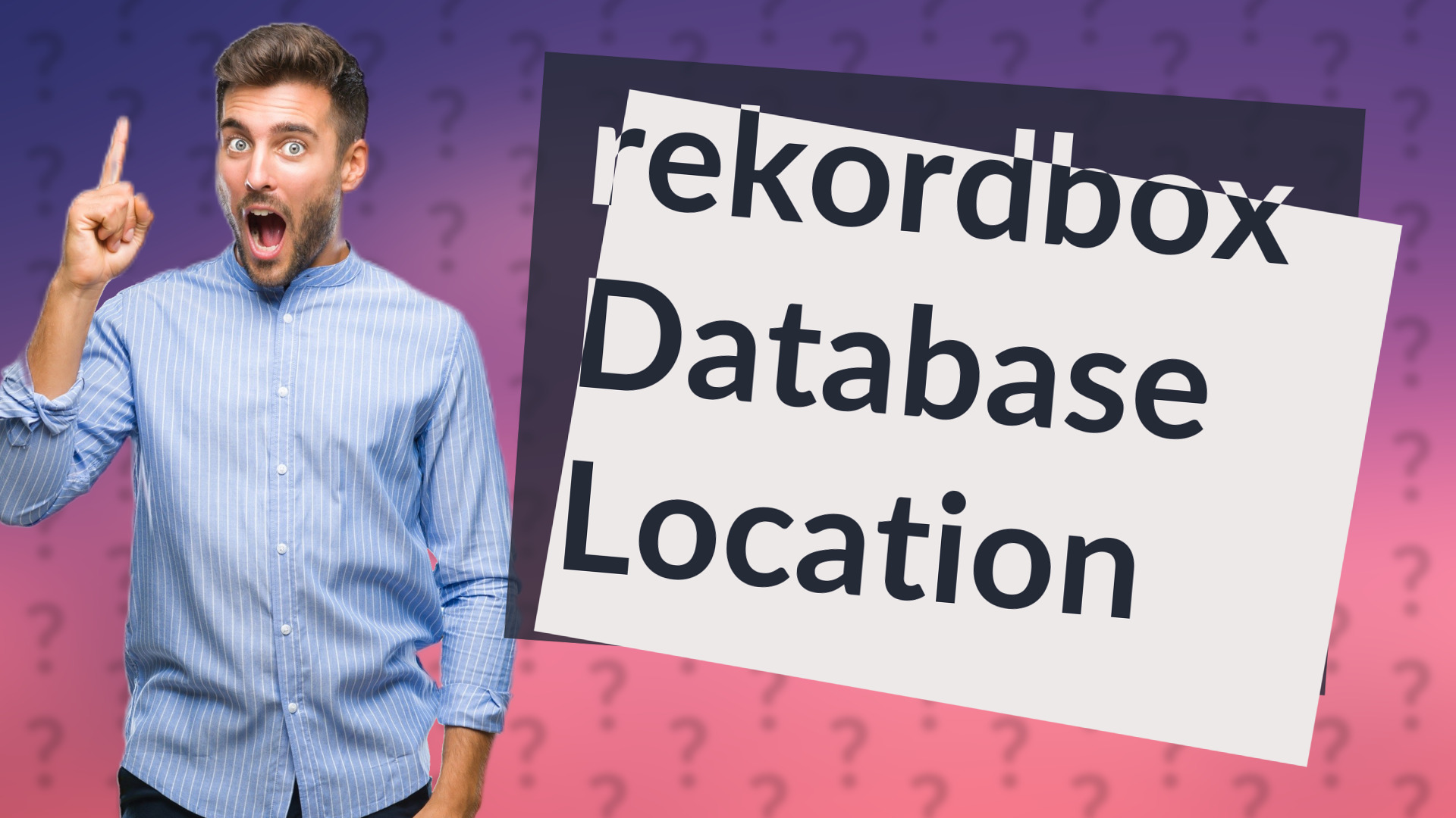 rekordbox Database Location