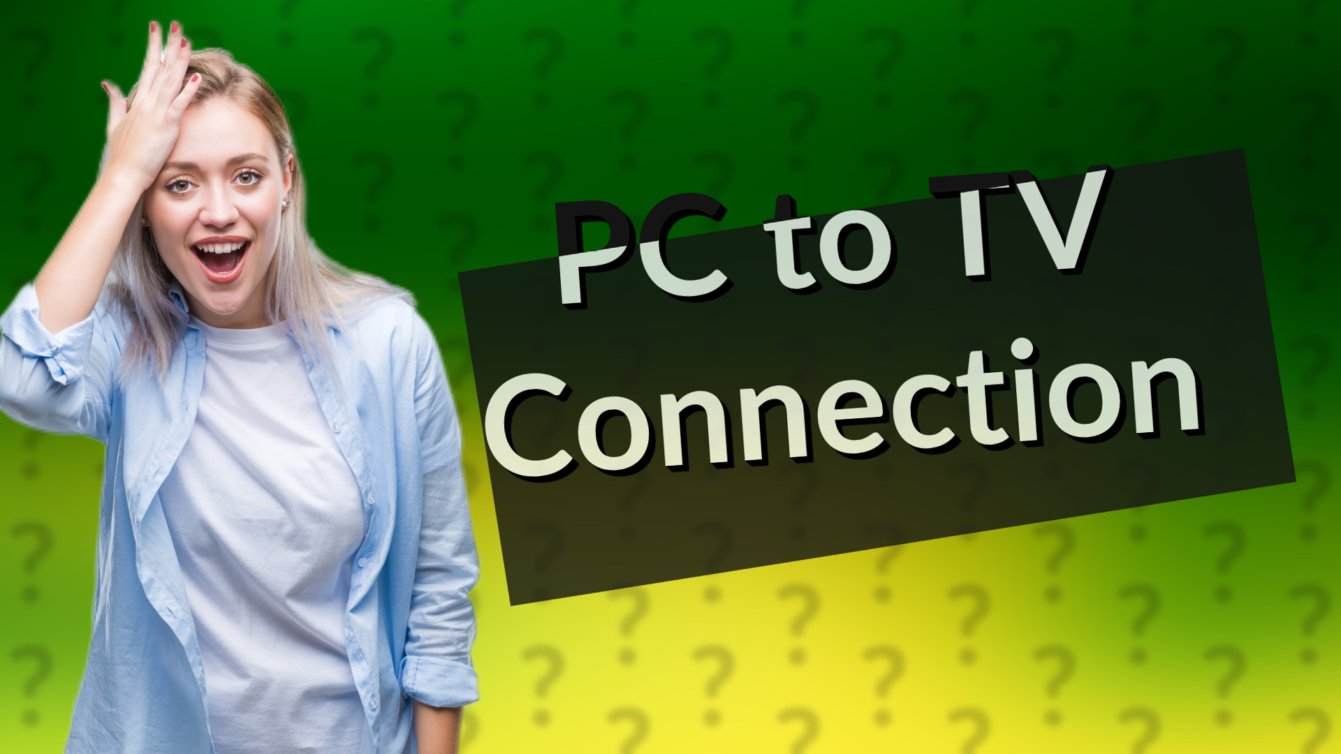 PC to TV Connection
