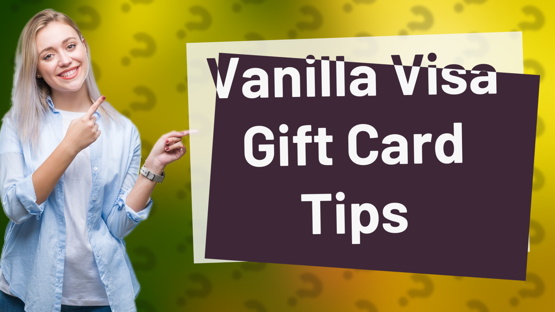 Vanilla Visa Gift Card Tips