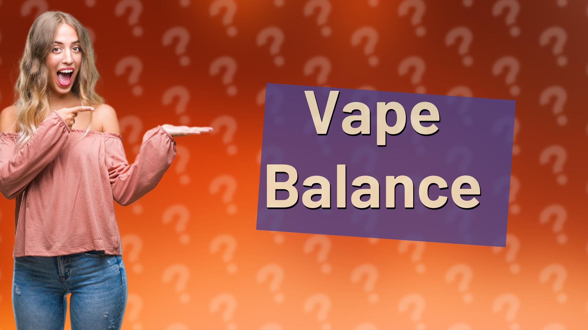Vape Balance