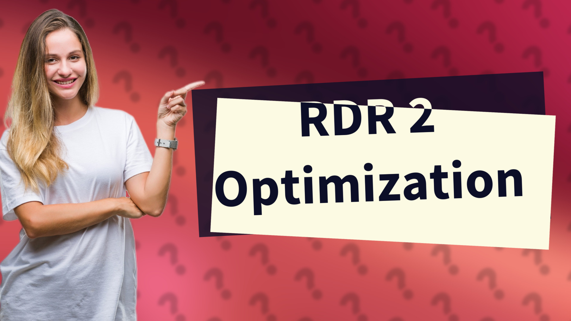 RDR 2 Optimization