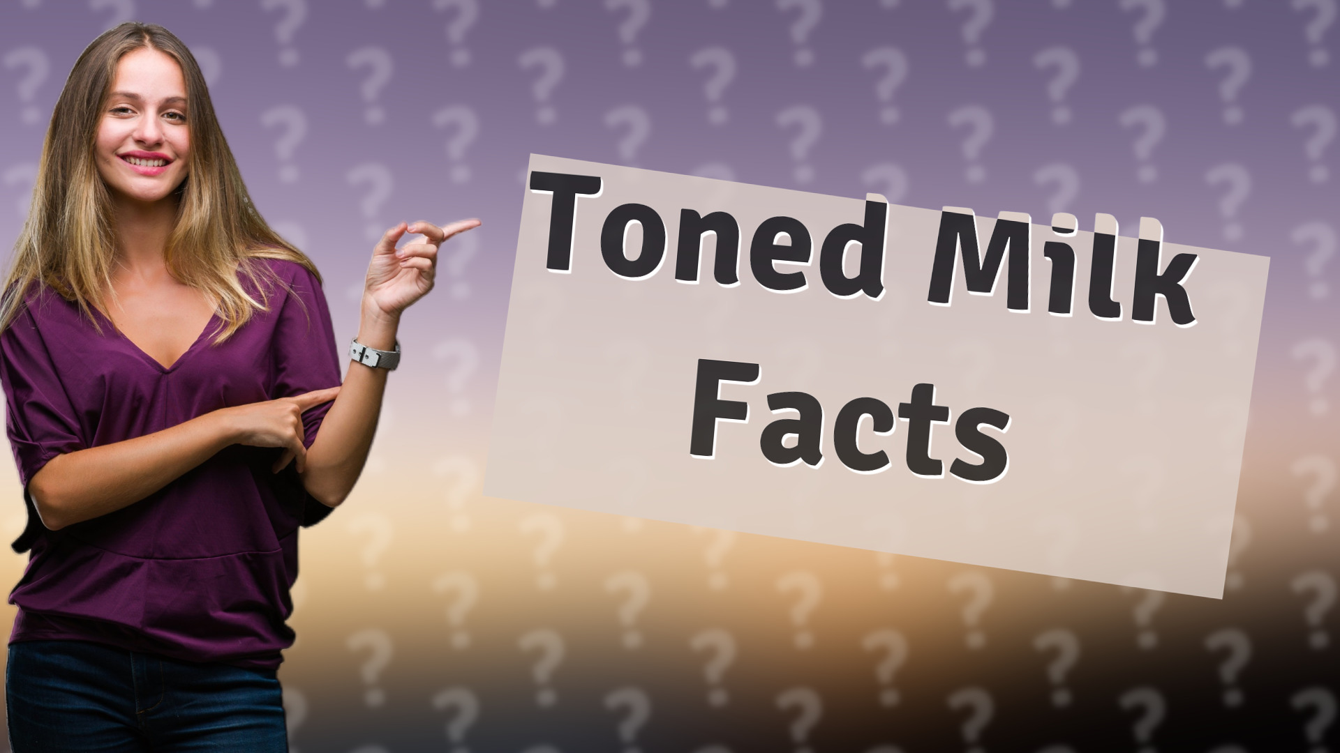 Toned Milk Facts