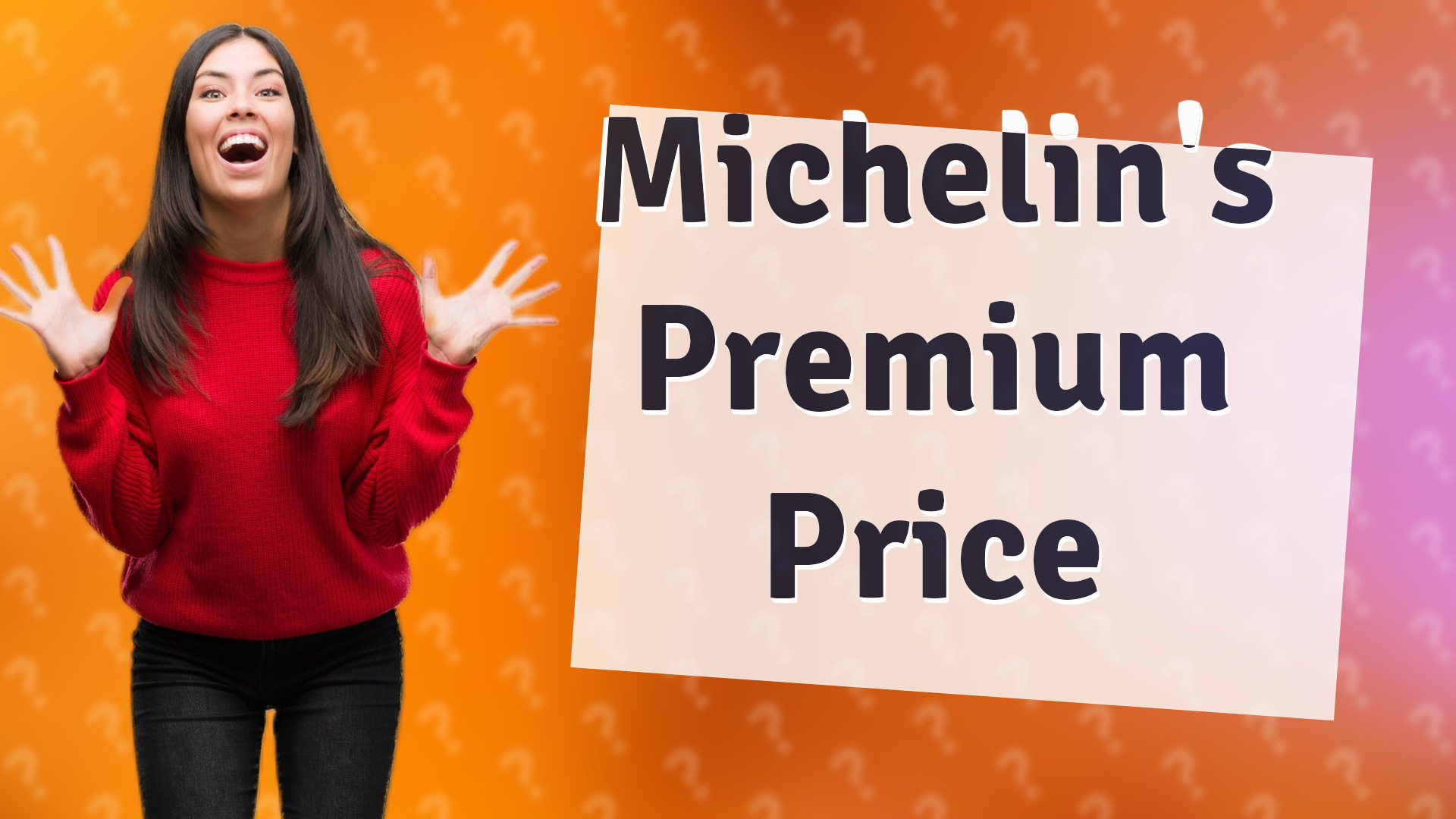 Michelin's Premium Price
