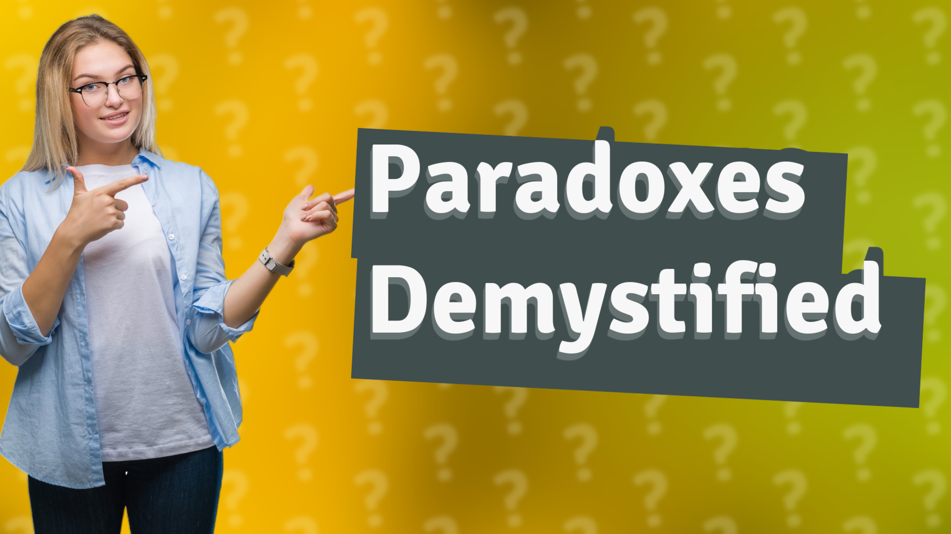 Paradoxes Demystified