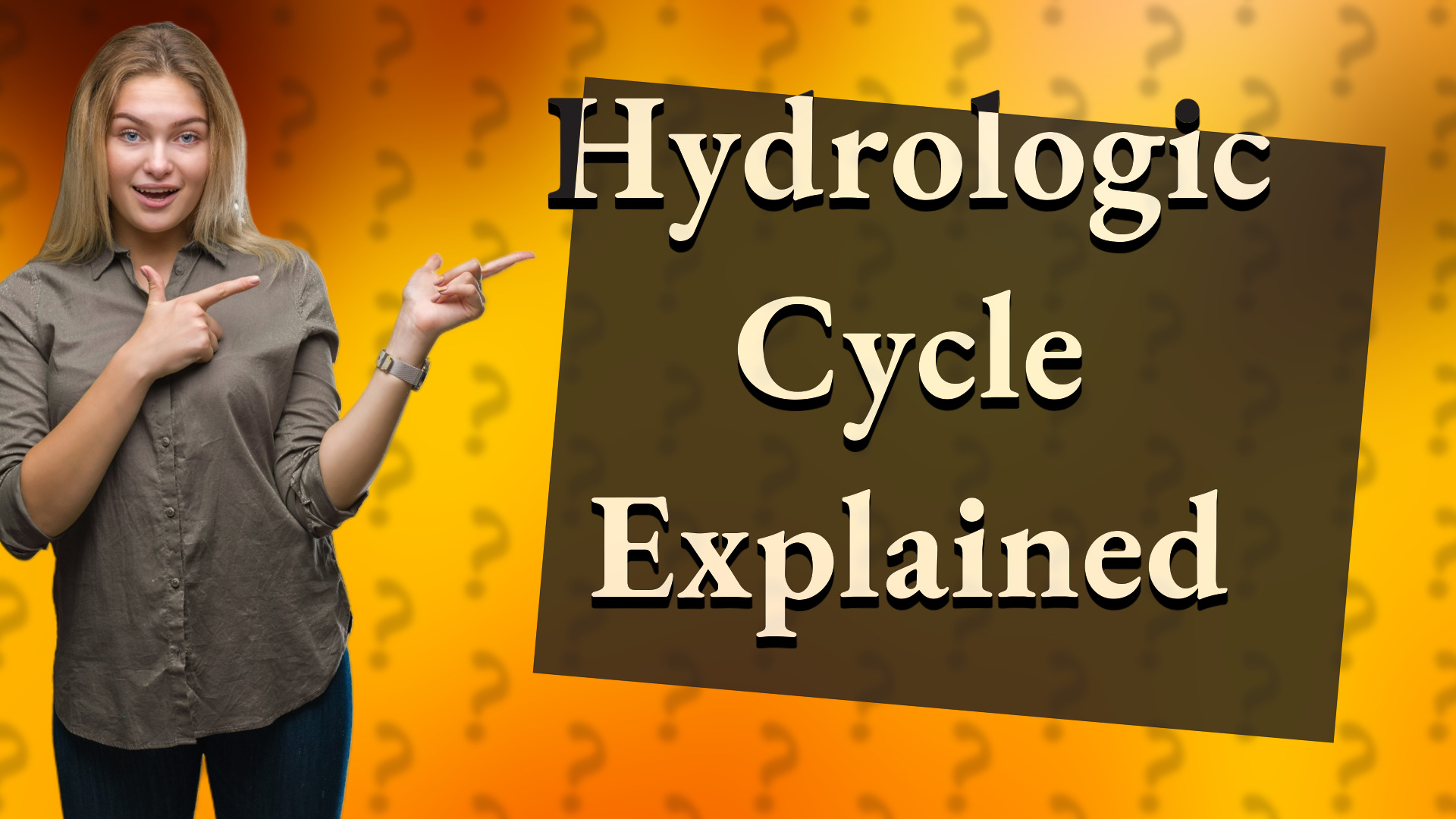 Hydrologic Cycle Explained