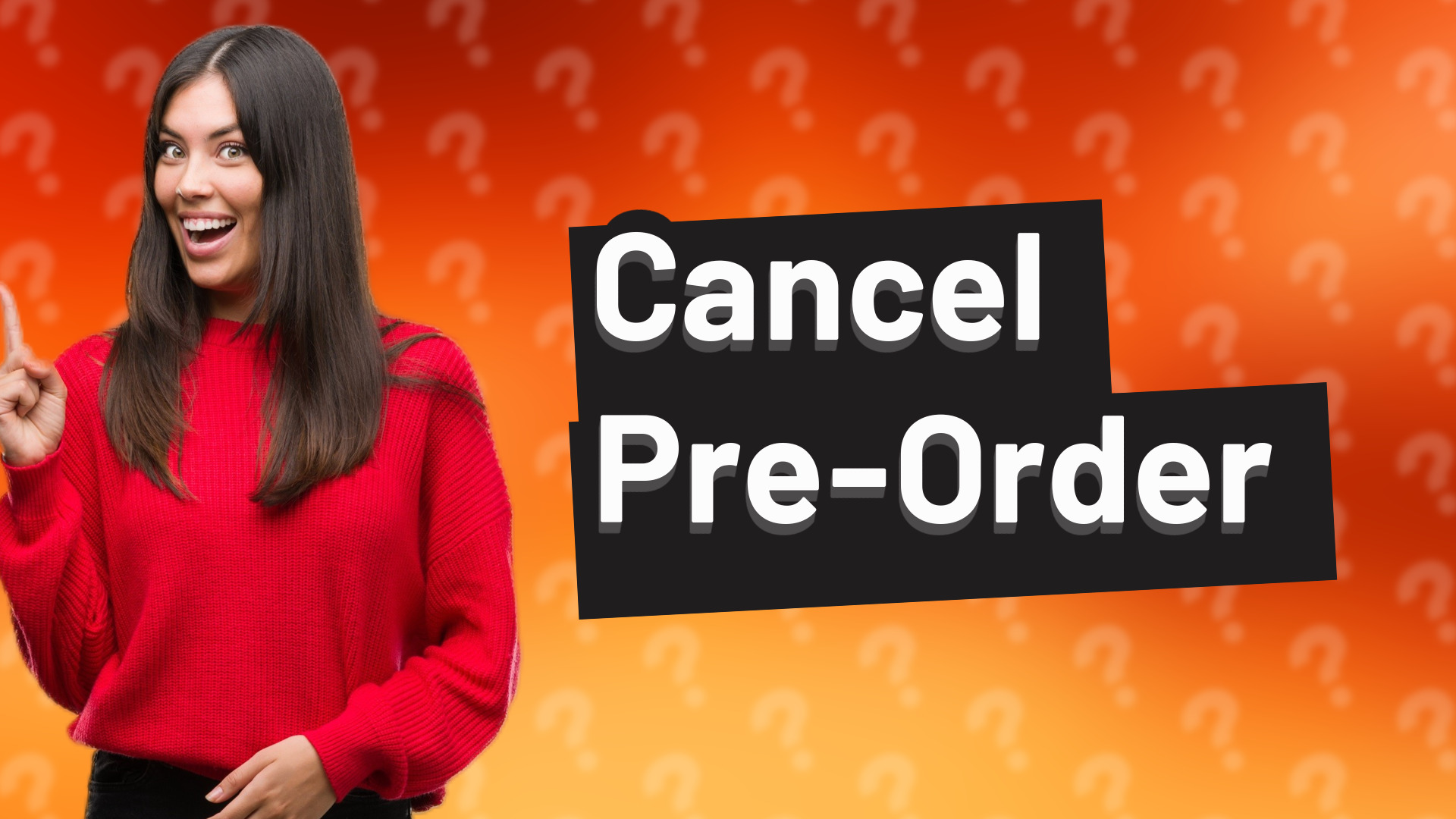 Cancel Pre-Order