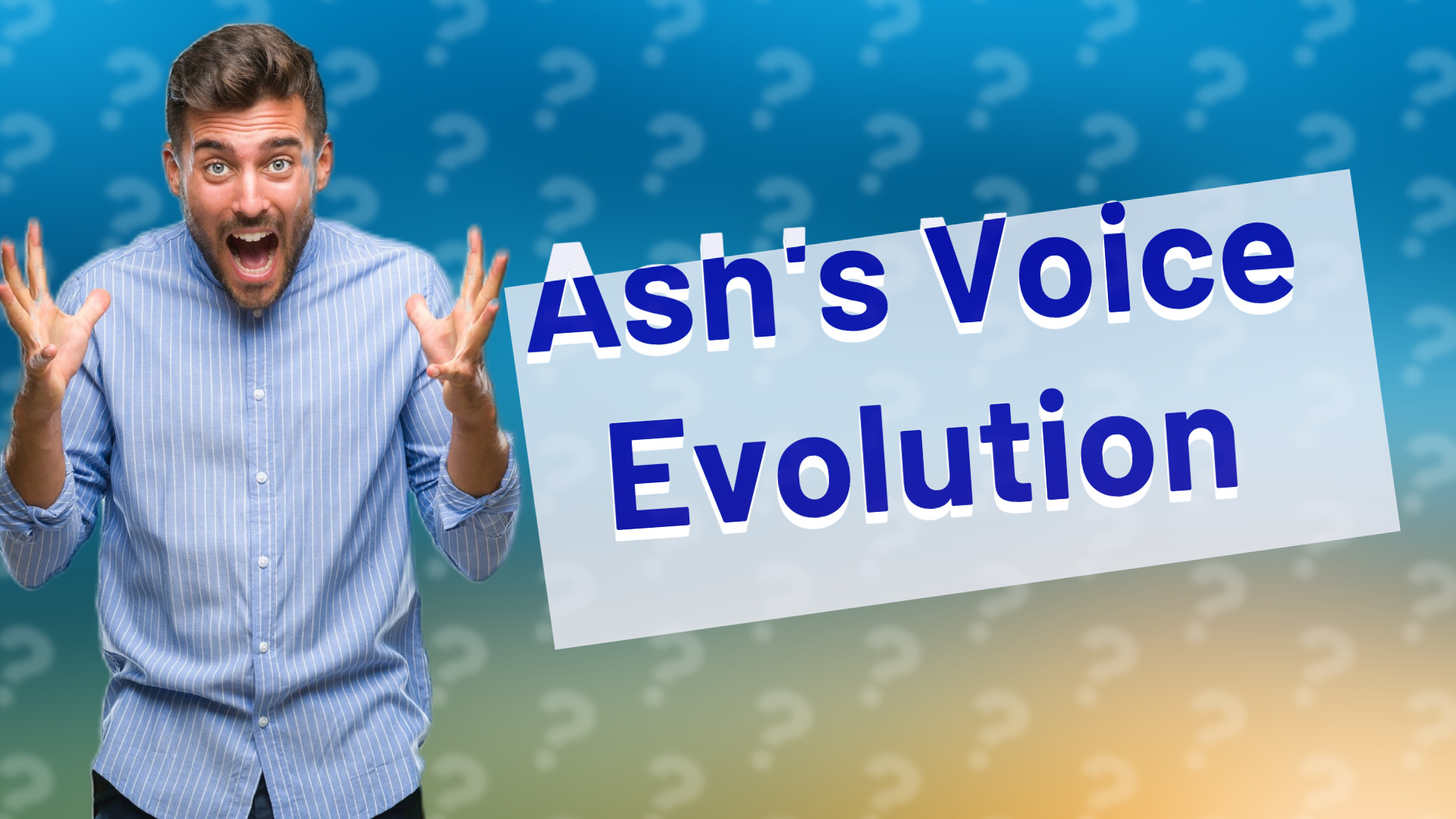 Ash's Voice Evolution