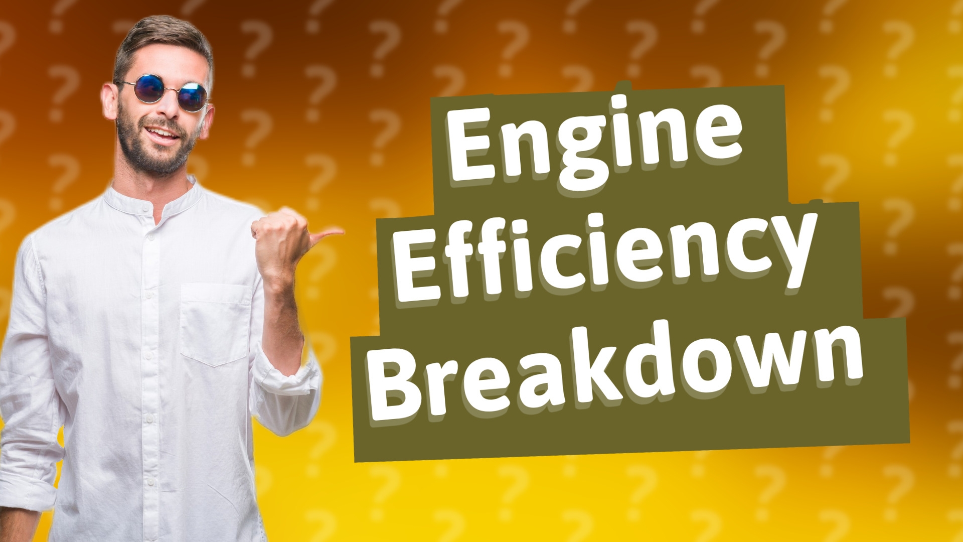 Engine Efficiency Breakdown