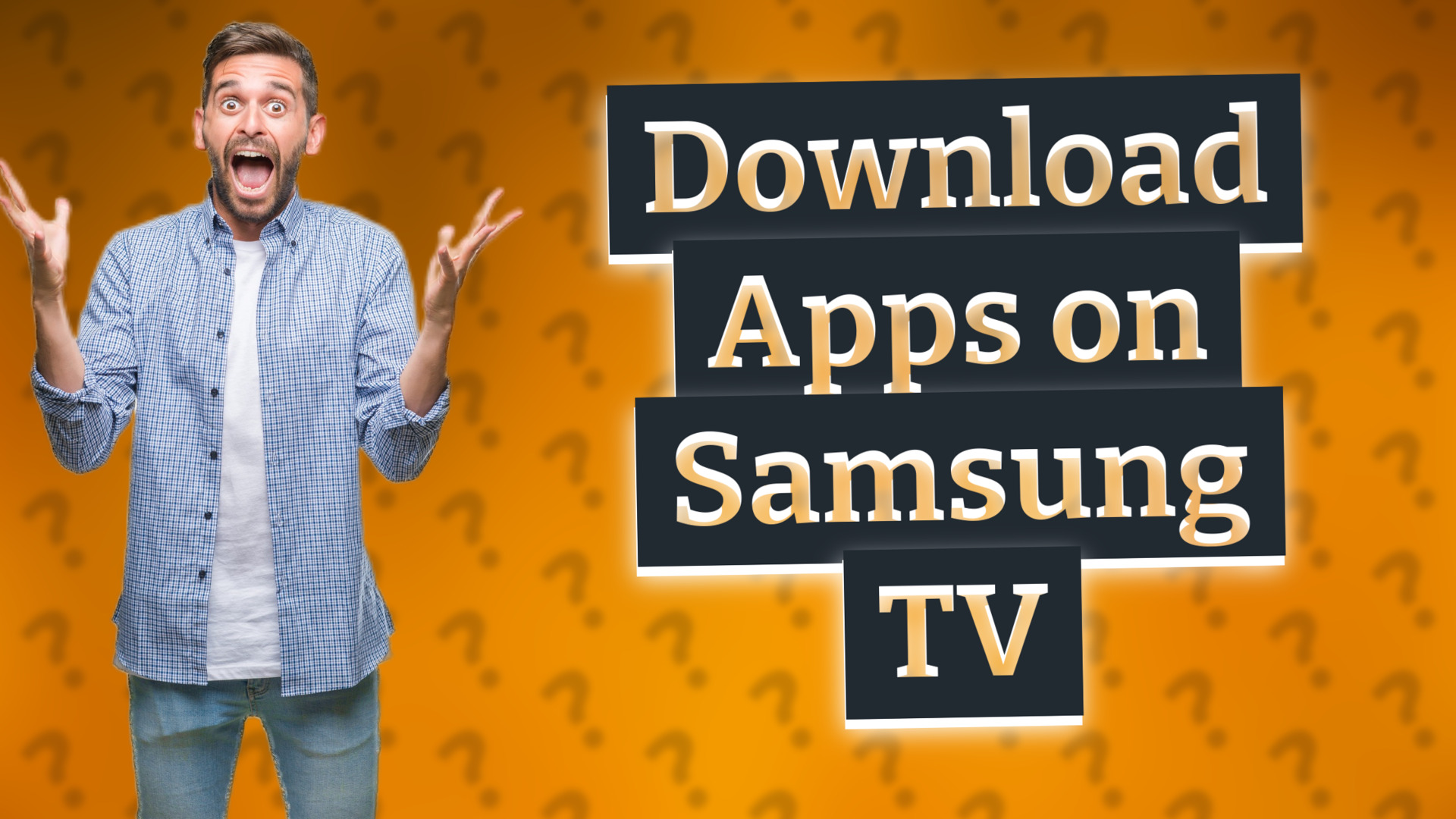Download Apps on Samsung TV