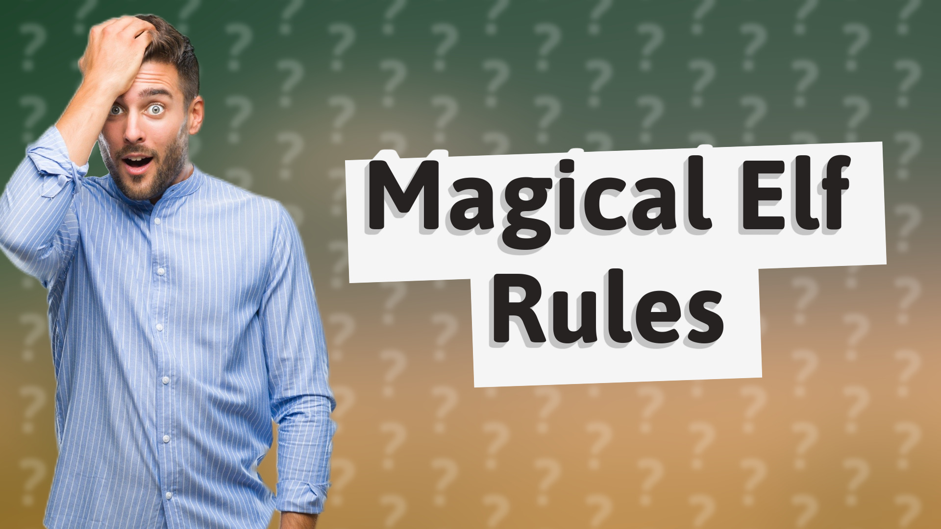 Magical Elf Rules