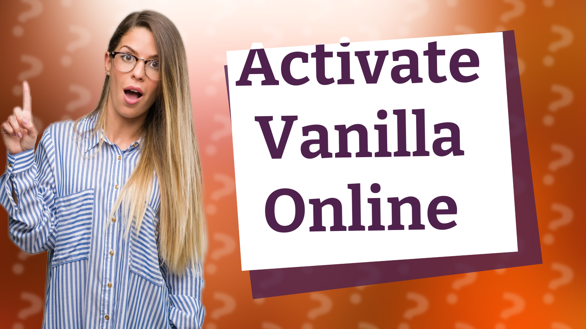 Activate Vanilla Online