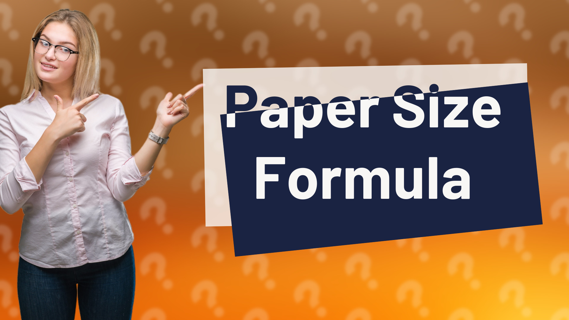 Paper Size Formula
