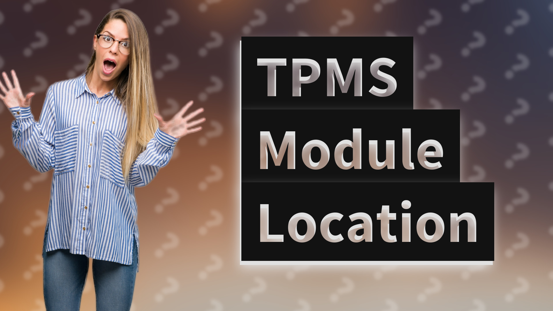 TPMS Module Location