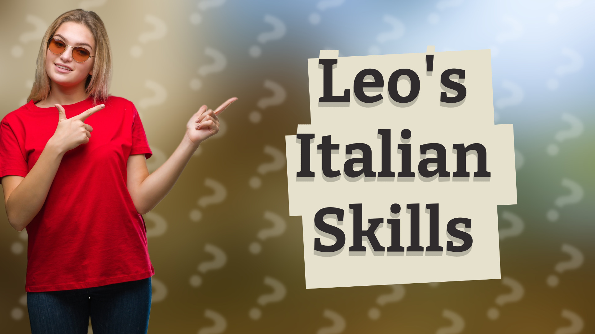Leo's Italian Skills