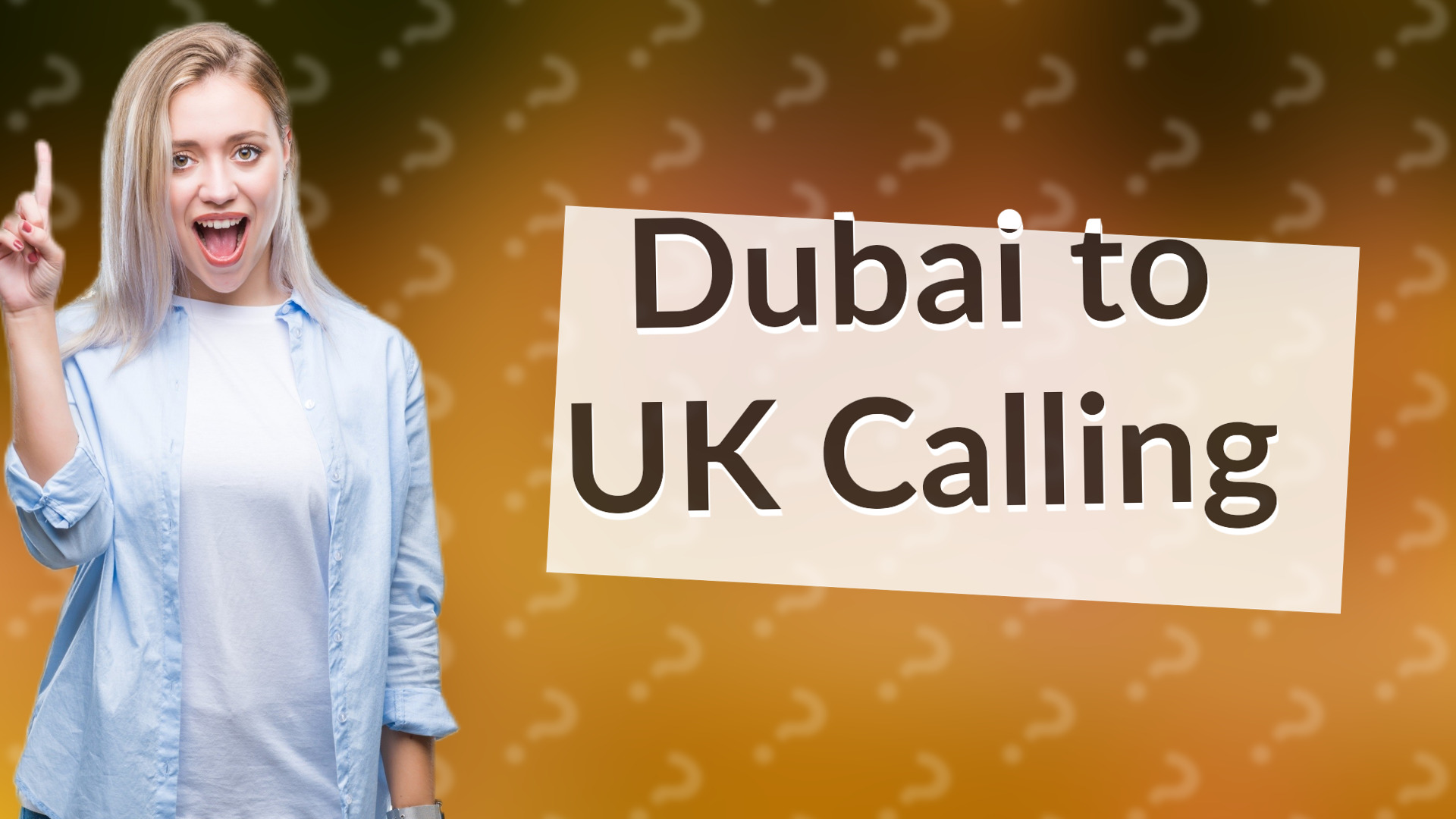 Dubai to UK Calling