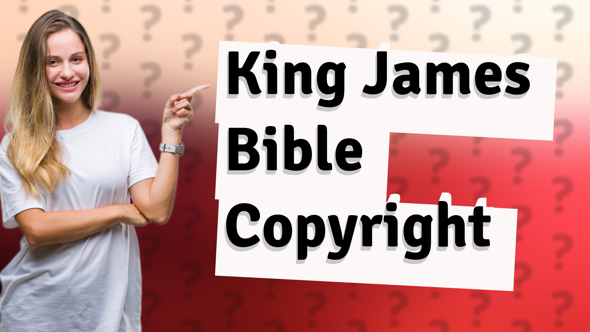 King James Bible Copyright