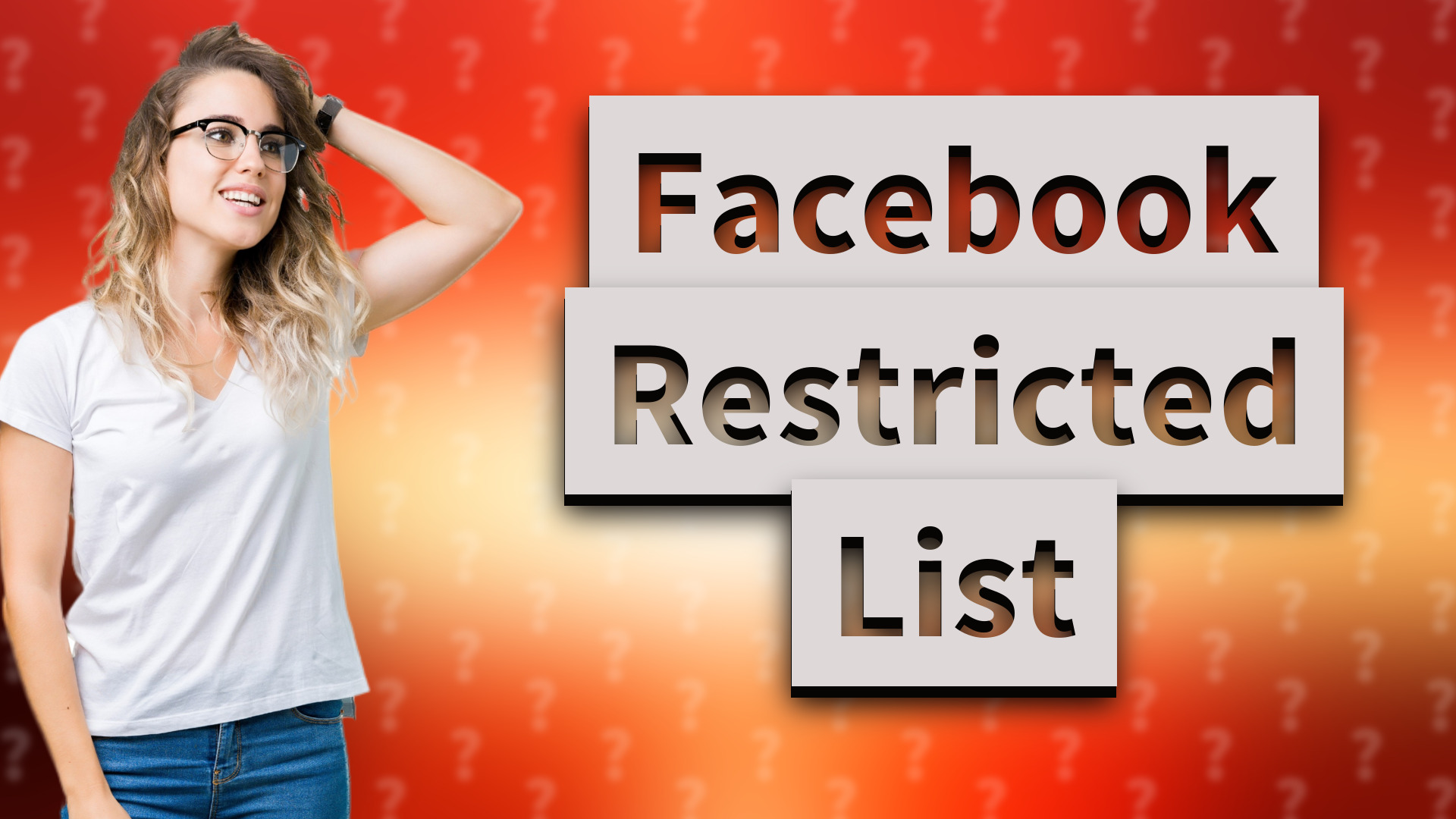 Facebook Restricted List