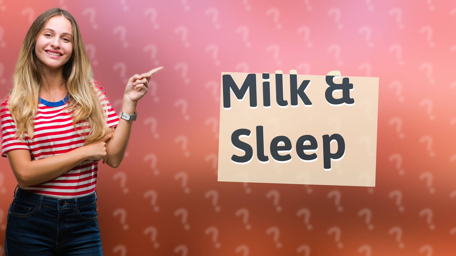 Milk & Sleep