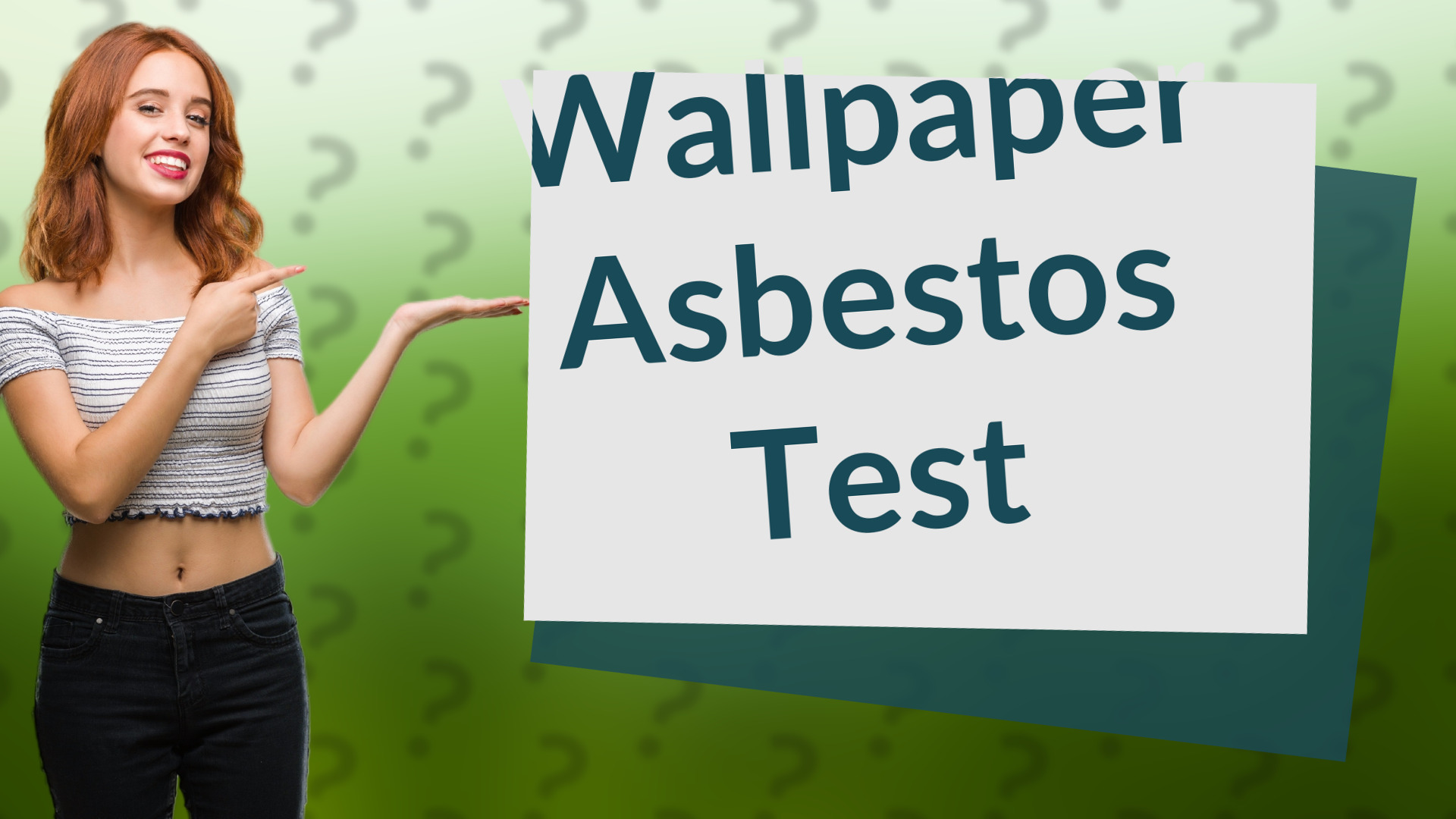 Wallpaper Asbestos Test