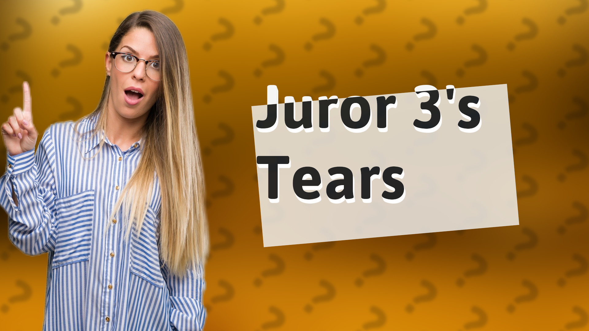 Juror 3's Tears