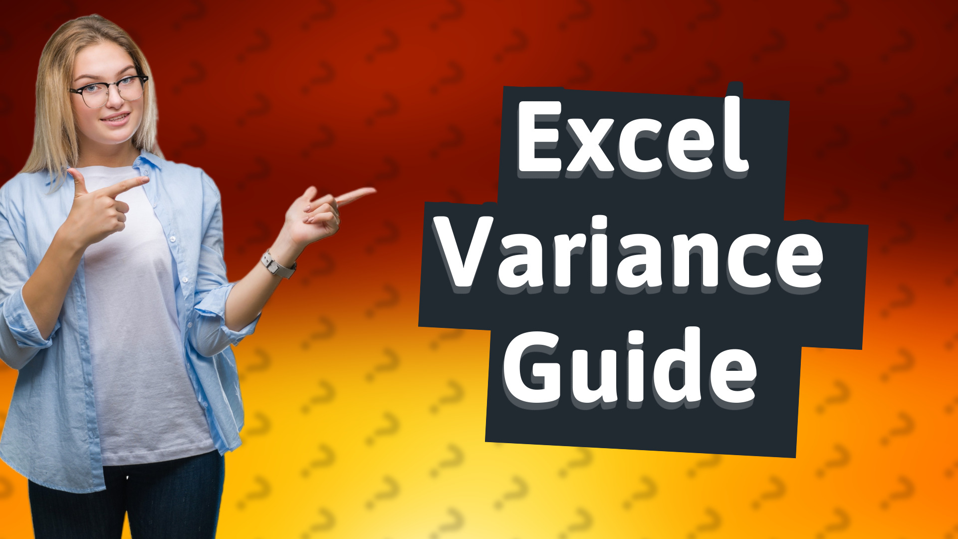 Excel Variance Guide