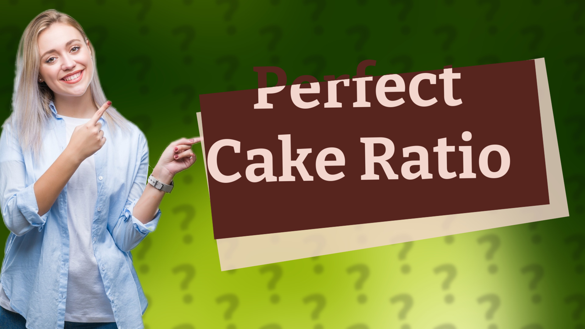 Perfect Cake Ratio