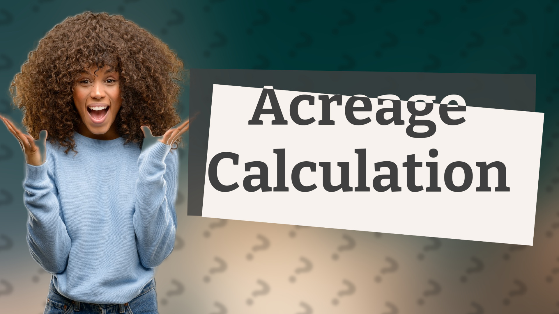 Acreage Calculation