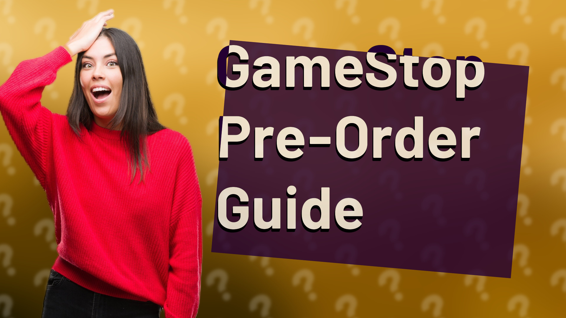 GameStop Pre-Order Guide