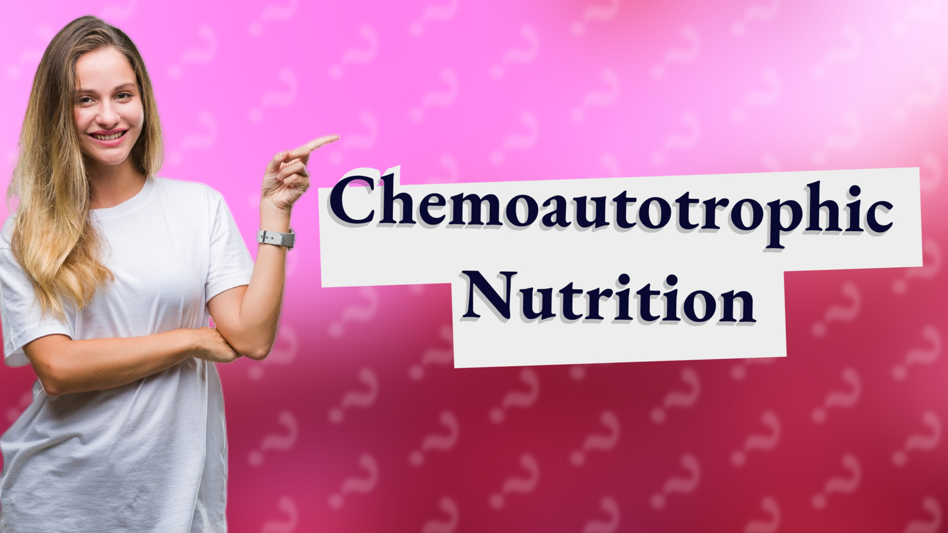Chemoautotrophic Nutrition