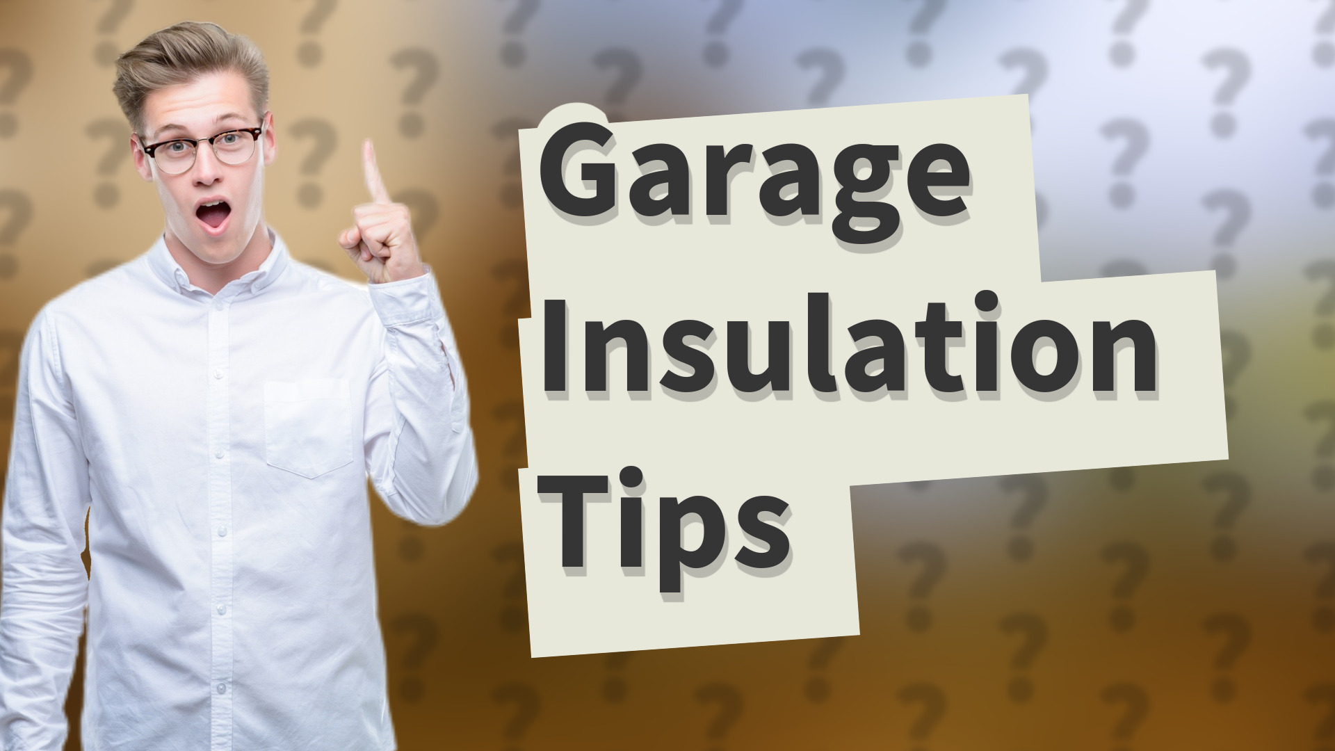 Garage Insulation Tips