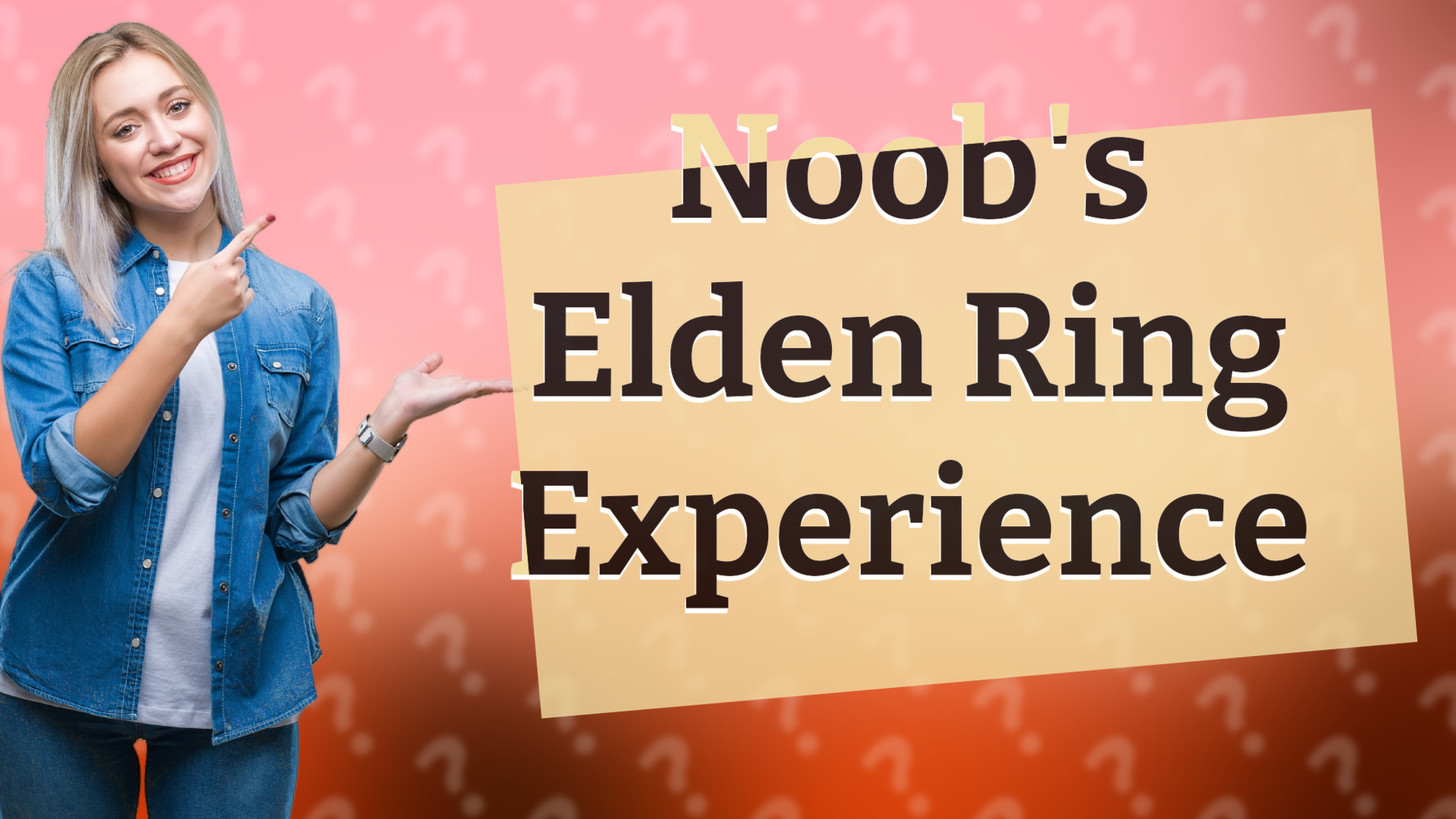 Noob's Elden Ring Experience