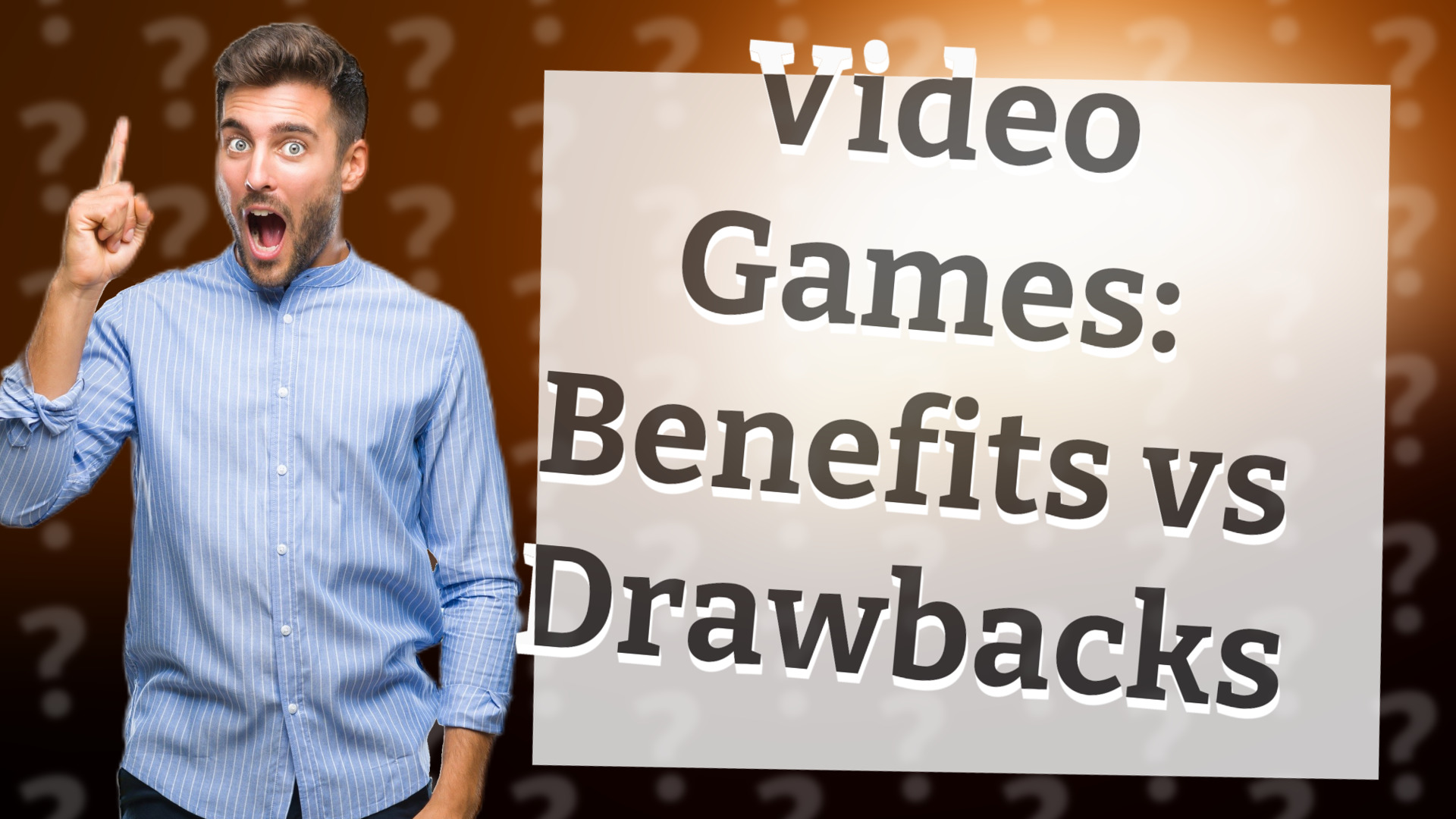 Video Games: Benefits vs Drawbacks