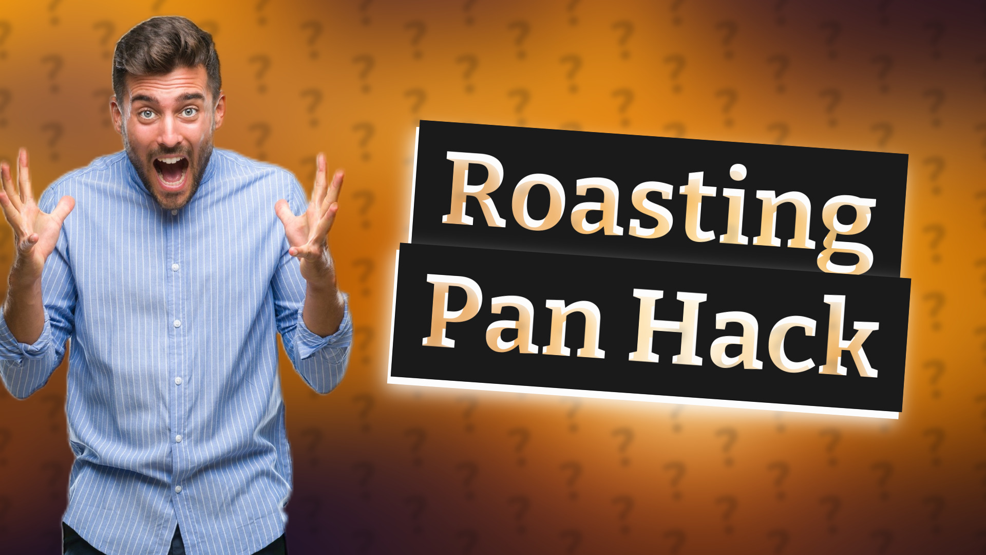 Roasting Pan Hack