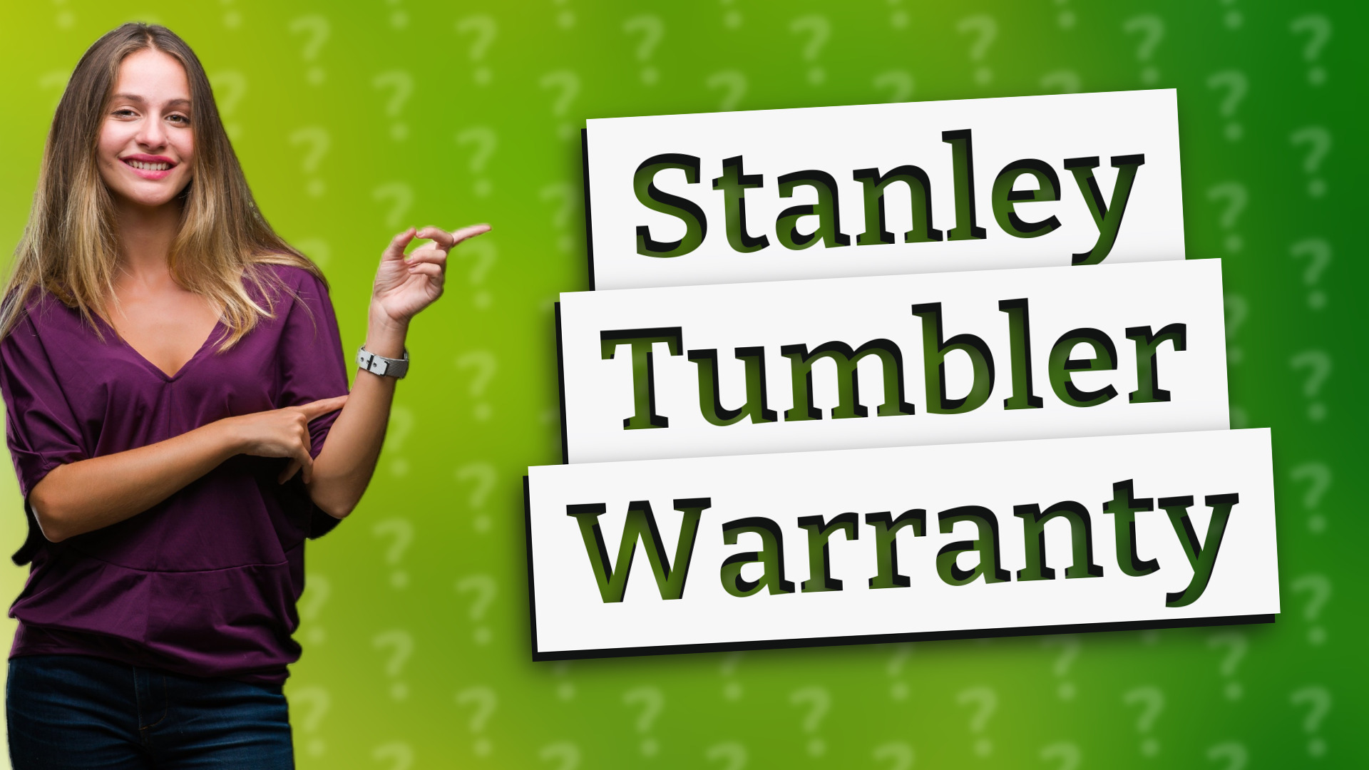 Stanley Tumbler Warranty