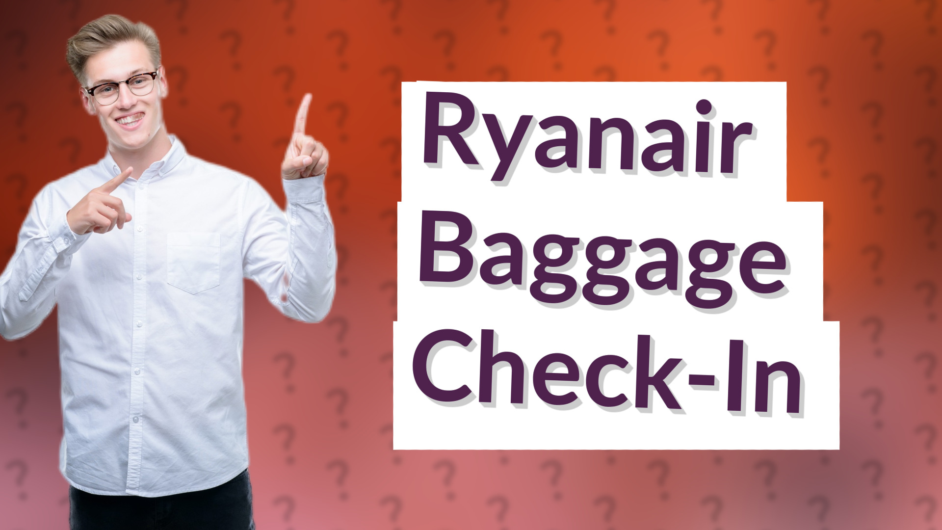 Ryanair Baggage Check-In