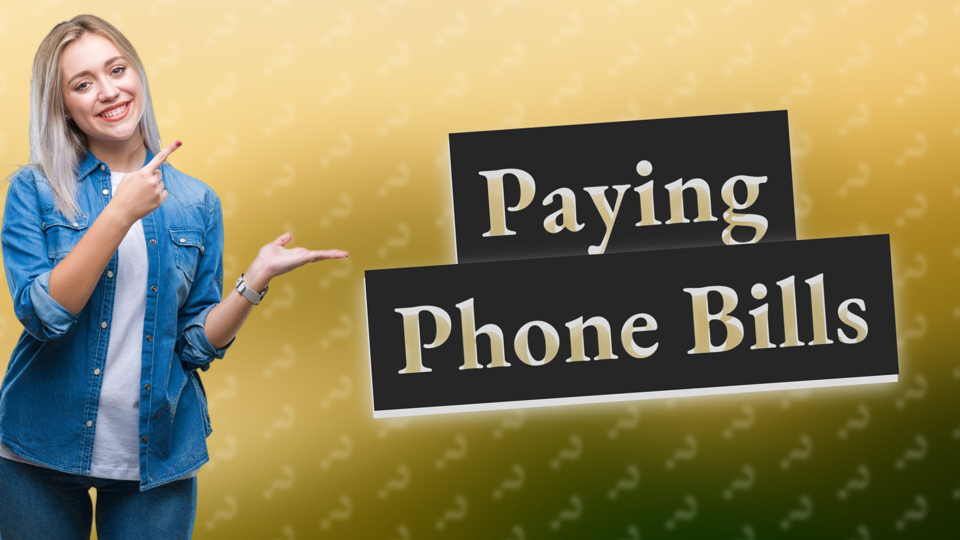 Paying Phone Bills
