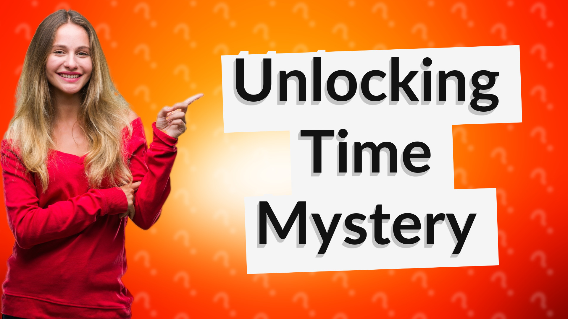 Unlocking Time Mystery