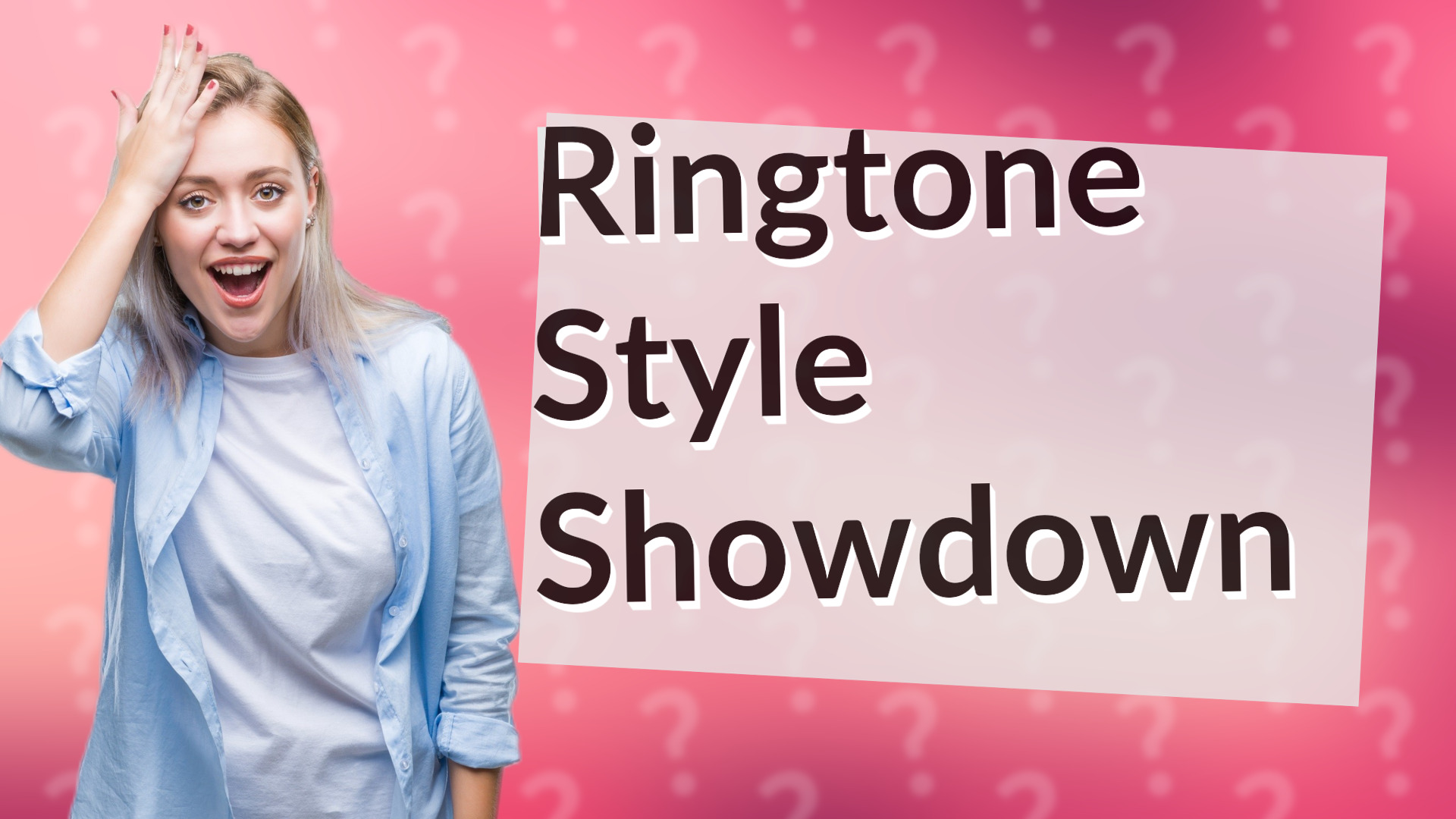 Ringtone Style Showdown
