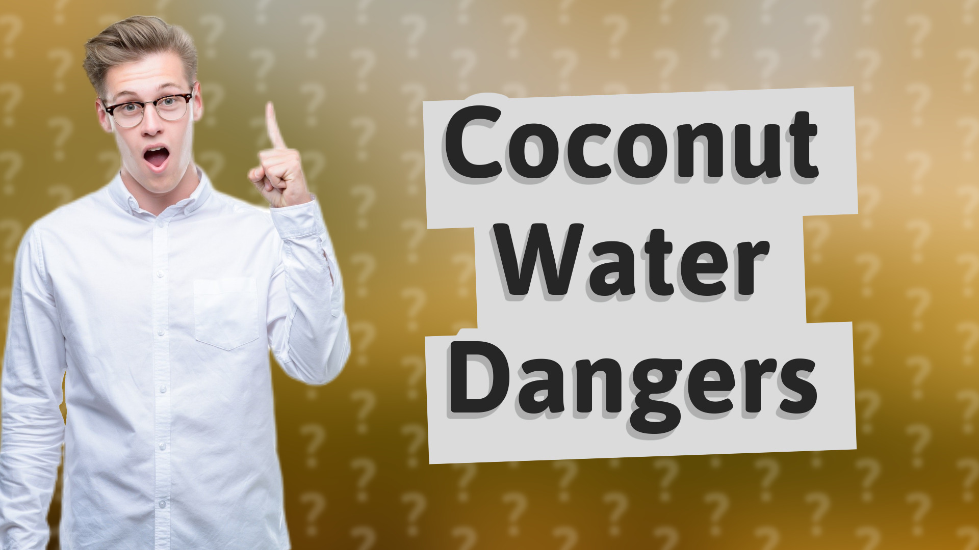 Coconut Water Dangers