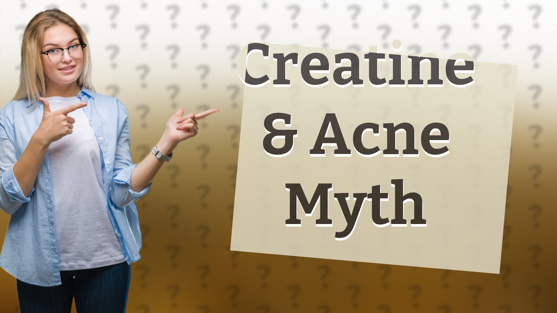 Creatine & Acne Myth