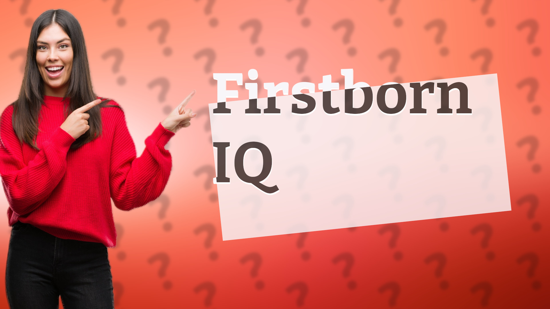 Firstborn IQ