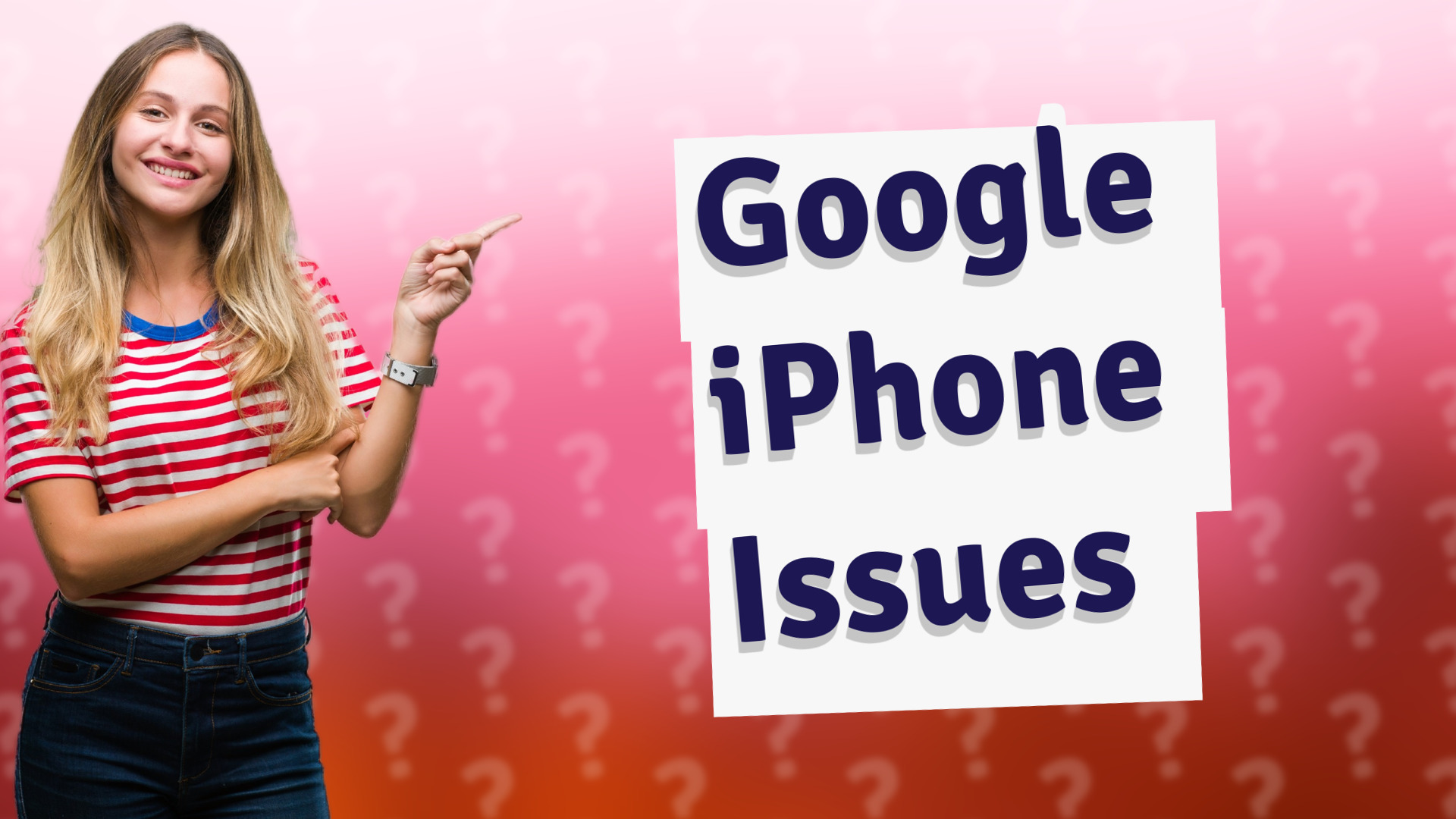 Google iPhone Issues