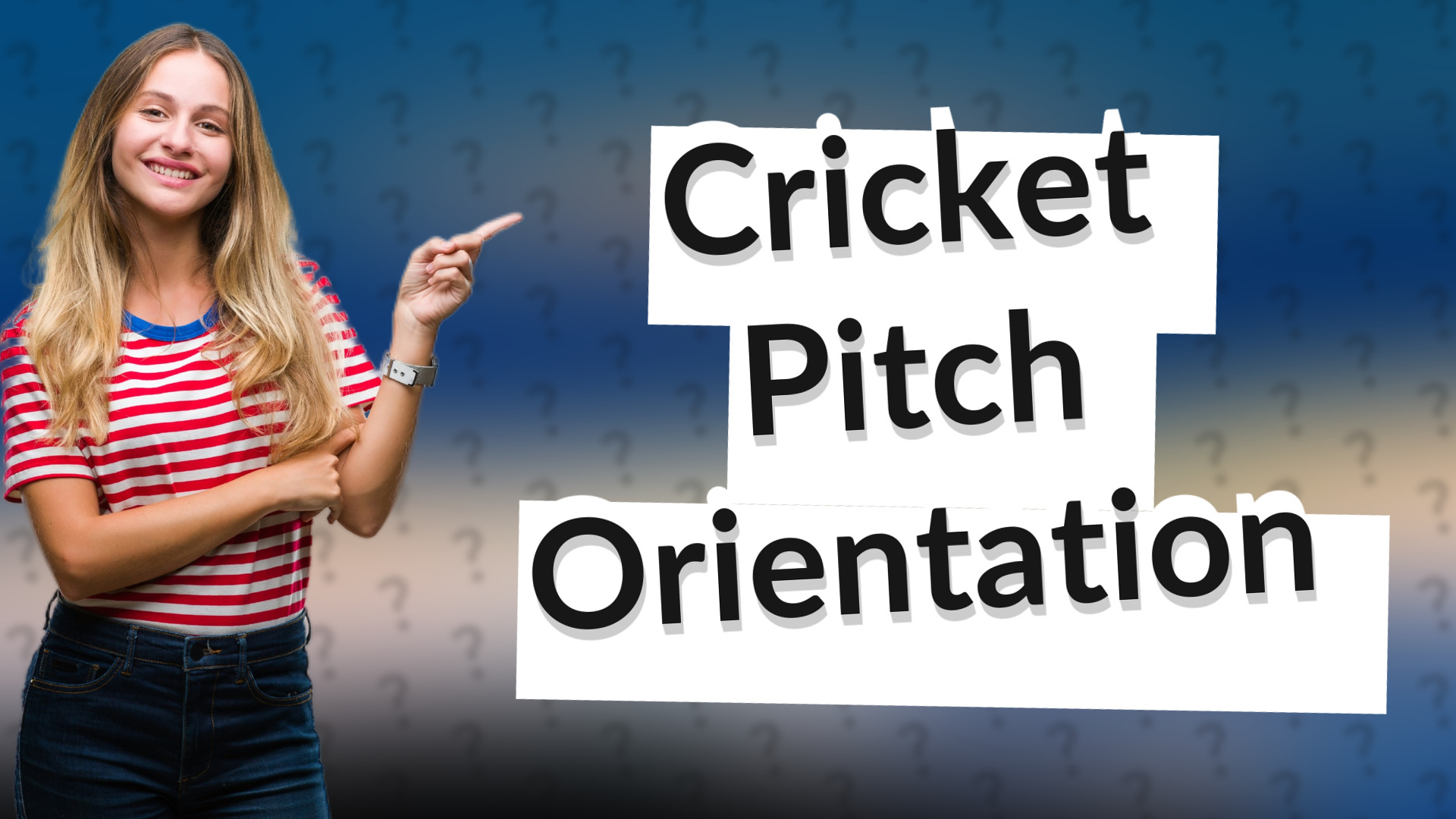 Cricket Pitch Orientation
